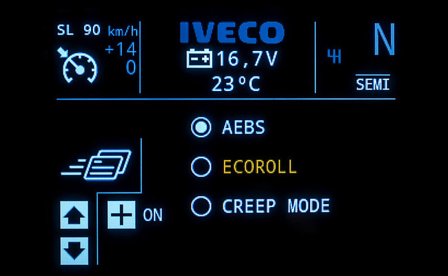 stralis creep, ecoroll, aebs stralis creep, ecoroll, aebs
